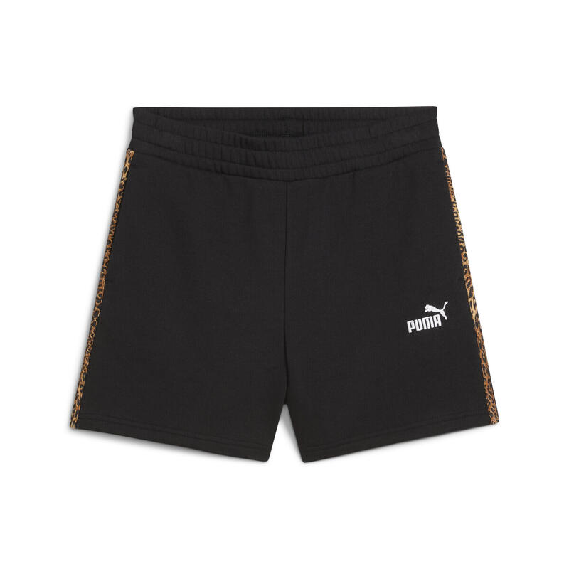 Damskie szorty Essentials 5" ze zwierzęcym nadrukiem PUMA Black