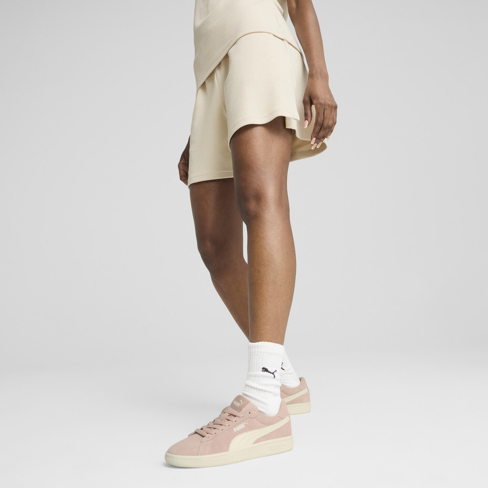 HER 5" short met hoge taille voor dames PUMA Alpine Snow White 2/7