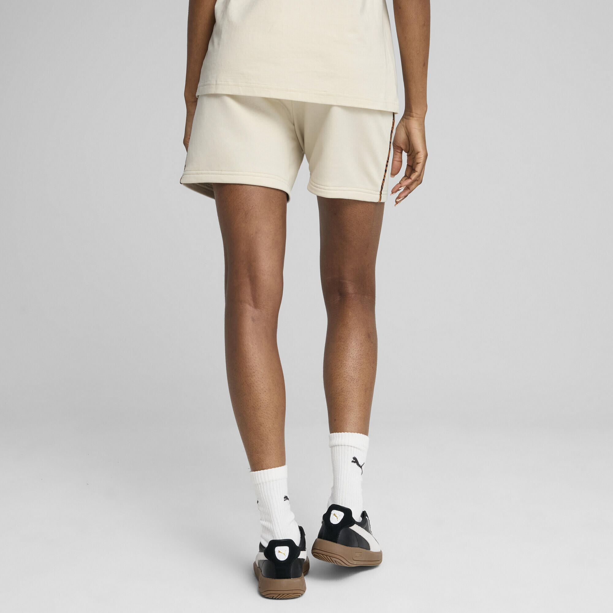 Shorts Essentials Graphic Animal da 5" da donna PUMA Alpine Snow White 3/7