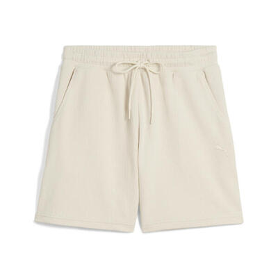 Her 5" short met hoge taille voor dames puma alpine snow white