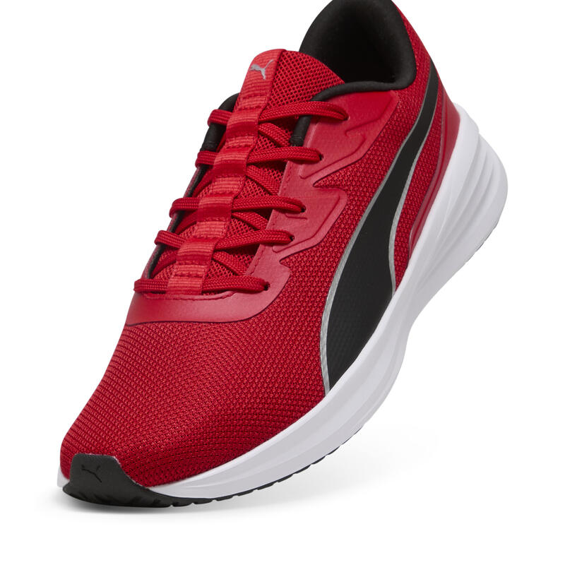 Unisex běžecké boty Night Runner V3 PUMA For All Time Red Silver Black Metallic