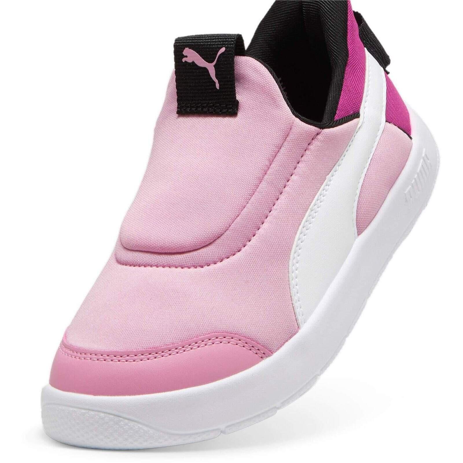 Calçado Puma Courtflex V3 Sliptech Ps, Cor de rosa, Crianças 4/7