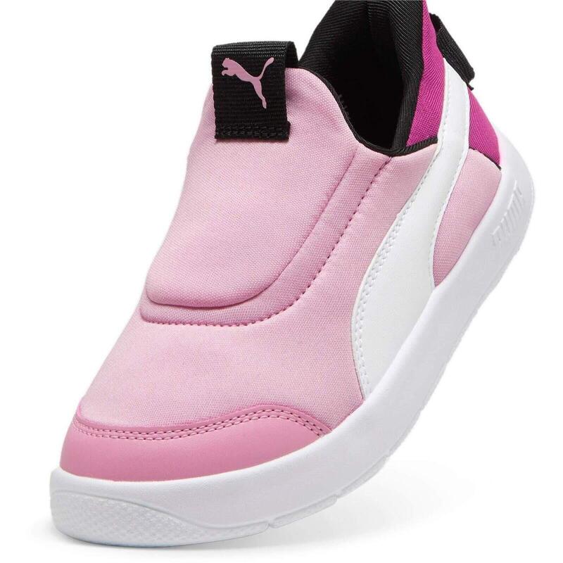 Pantofi sport copii Puma Courtflex V3 Sliptech Ps, Roz