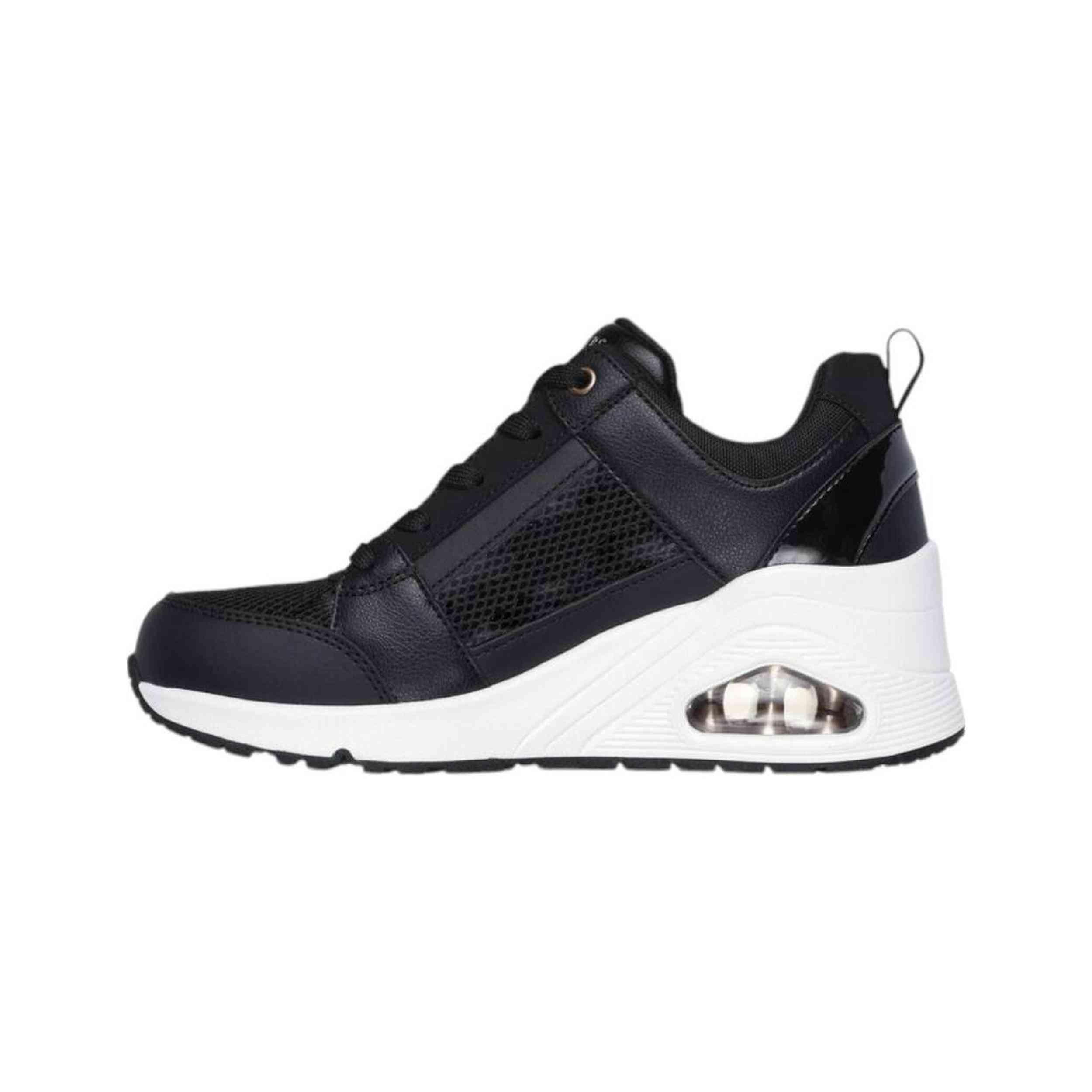 Sapatilhas Skechers modelo 177526BLK para mulheres 3/4