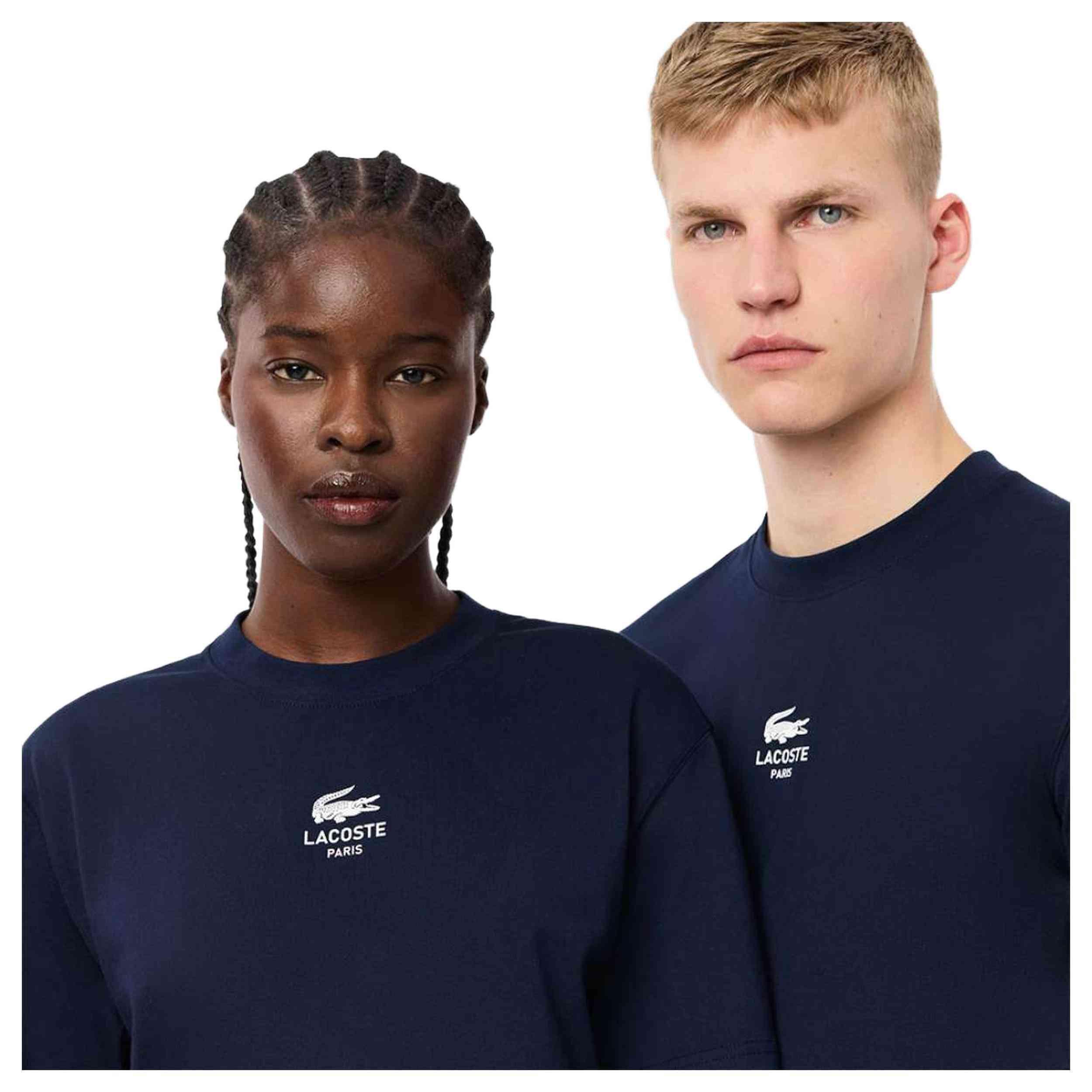 Camiseta de manga corta Lacoste modelo TH2739-00-166 para unisex 1/4