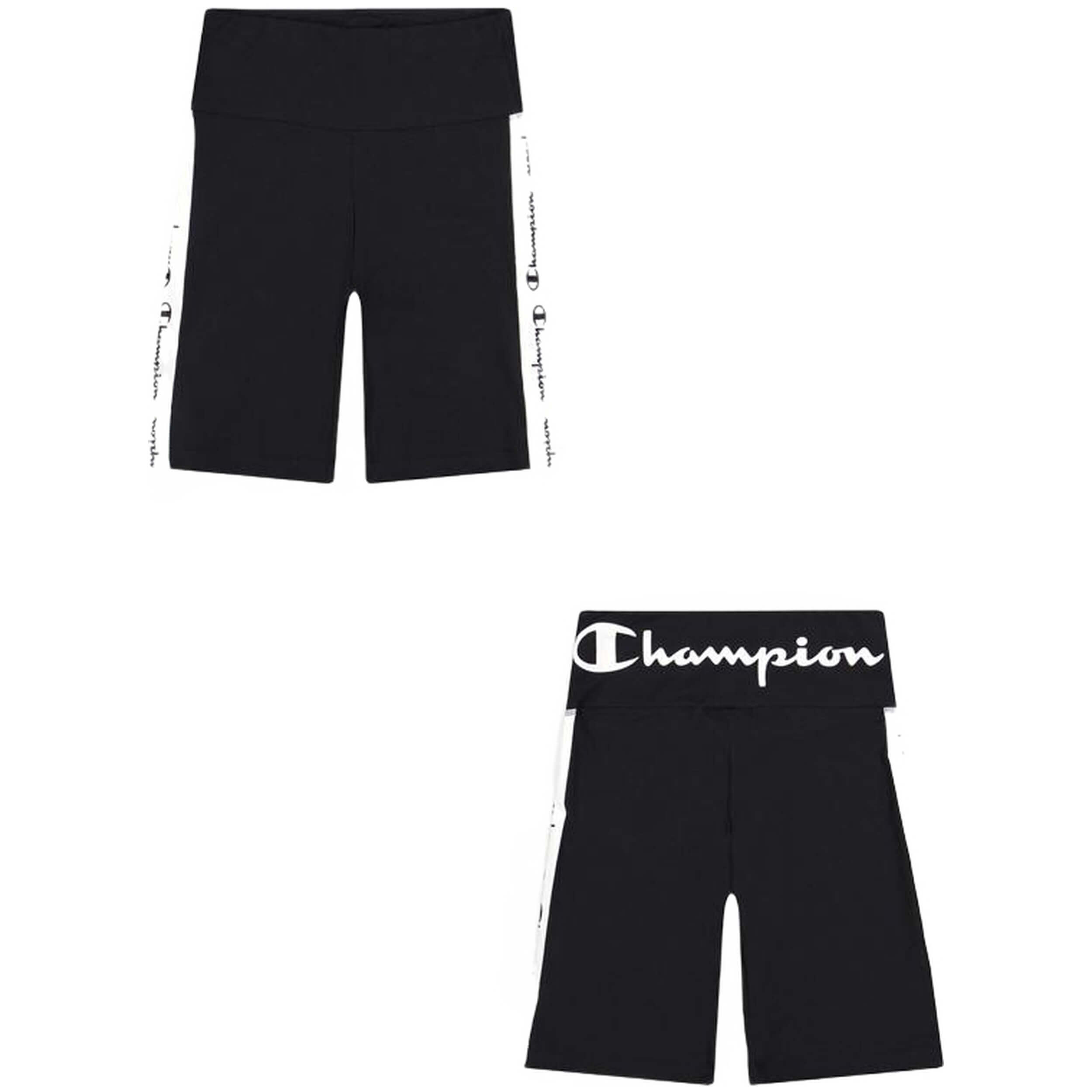 Champion - Short Champion Modèle 115055s22-kk001 Pour Unisexe - Legging - Noir - Decathlon