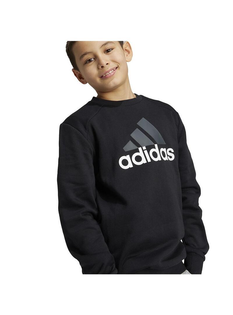 Conjunto para Niño Adidas Essentials logo Negro 3/5