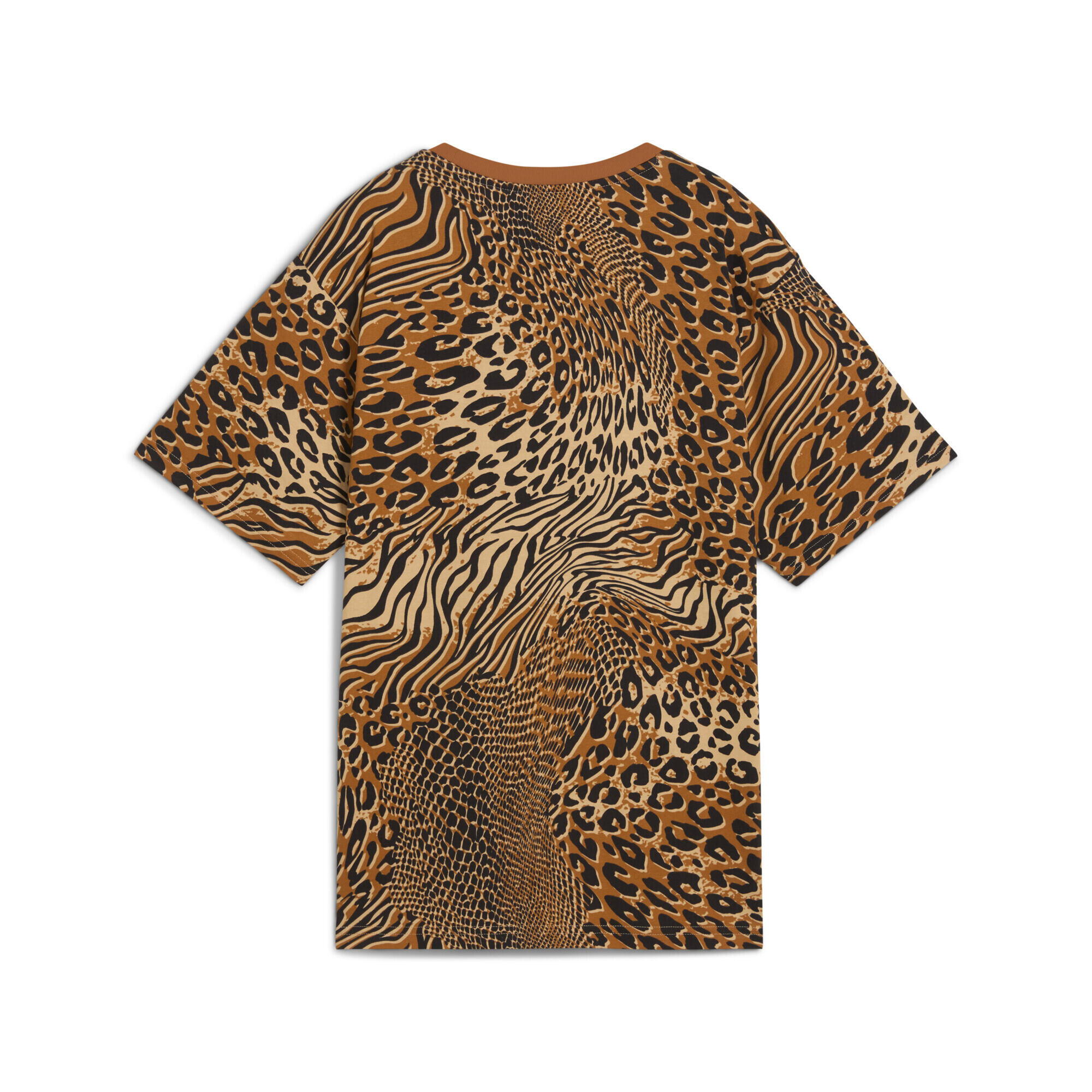 Camiseta holgada Essentials Graphic Animal Mujer PUMA Warm Beige Brown 5/7