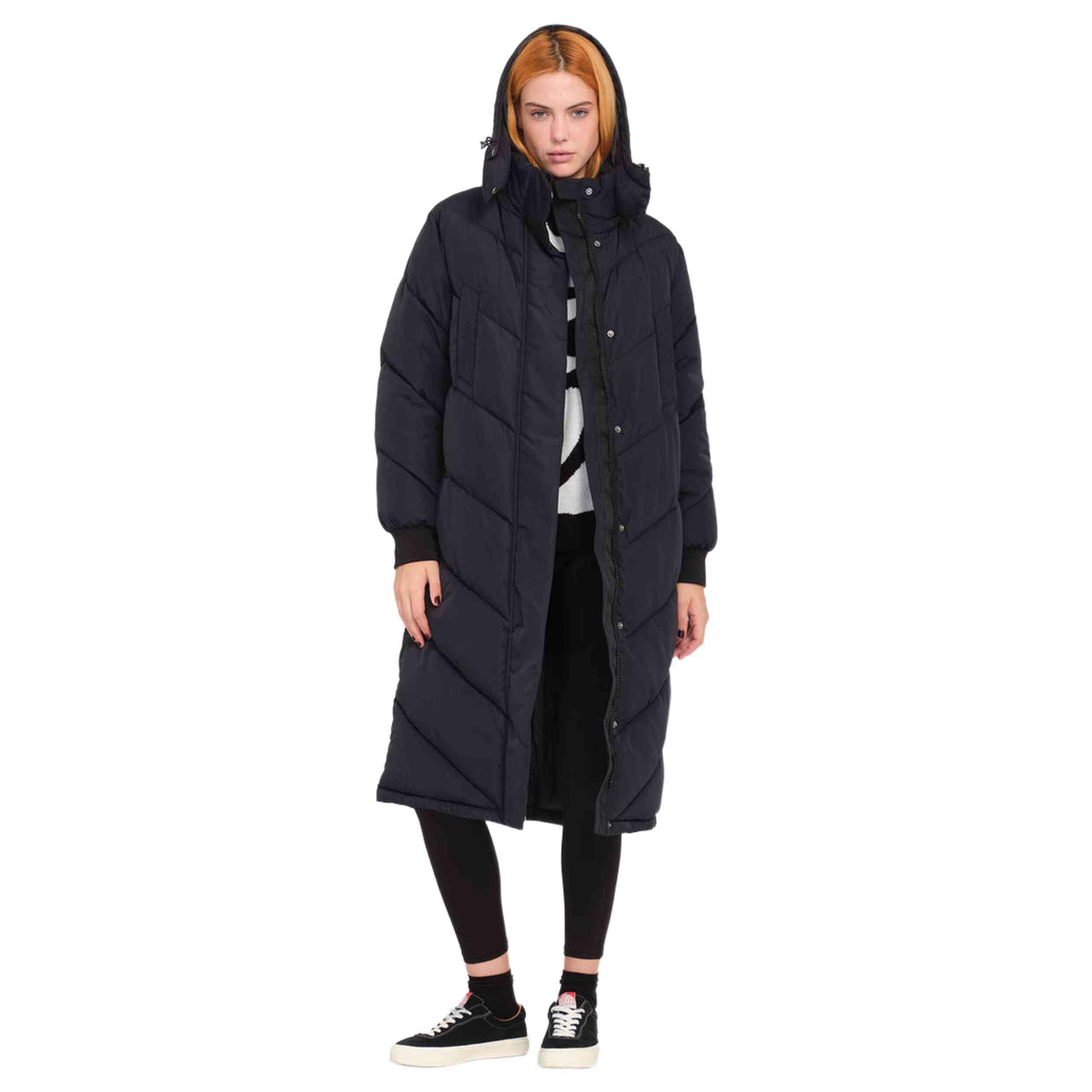 Mantel Volcom Modell B1732405_BLK für frauen 3/4