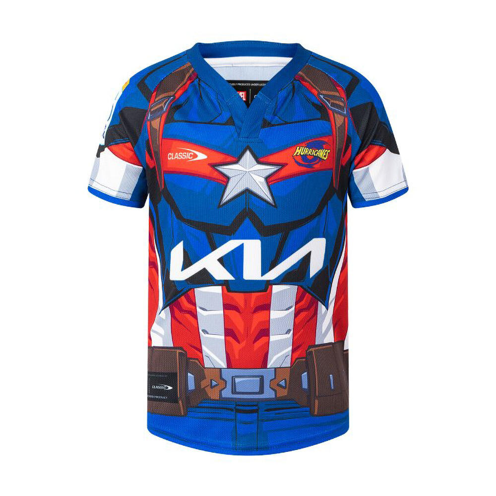 CLASSIC Maglia Replica Hurricanes Capitan America Bambino Piccolo Marvel X Classic