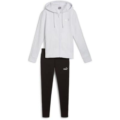Trainingspak puma metallic tracksuit fl. wit. dames
