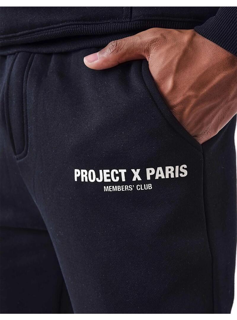 Calça para Homem Project x Paris Jogging club Preto. 3/4