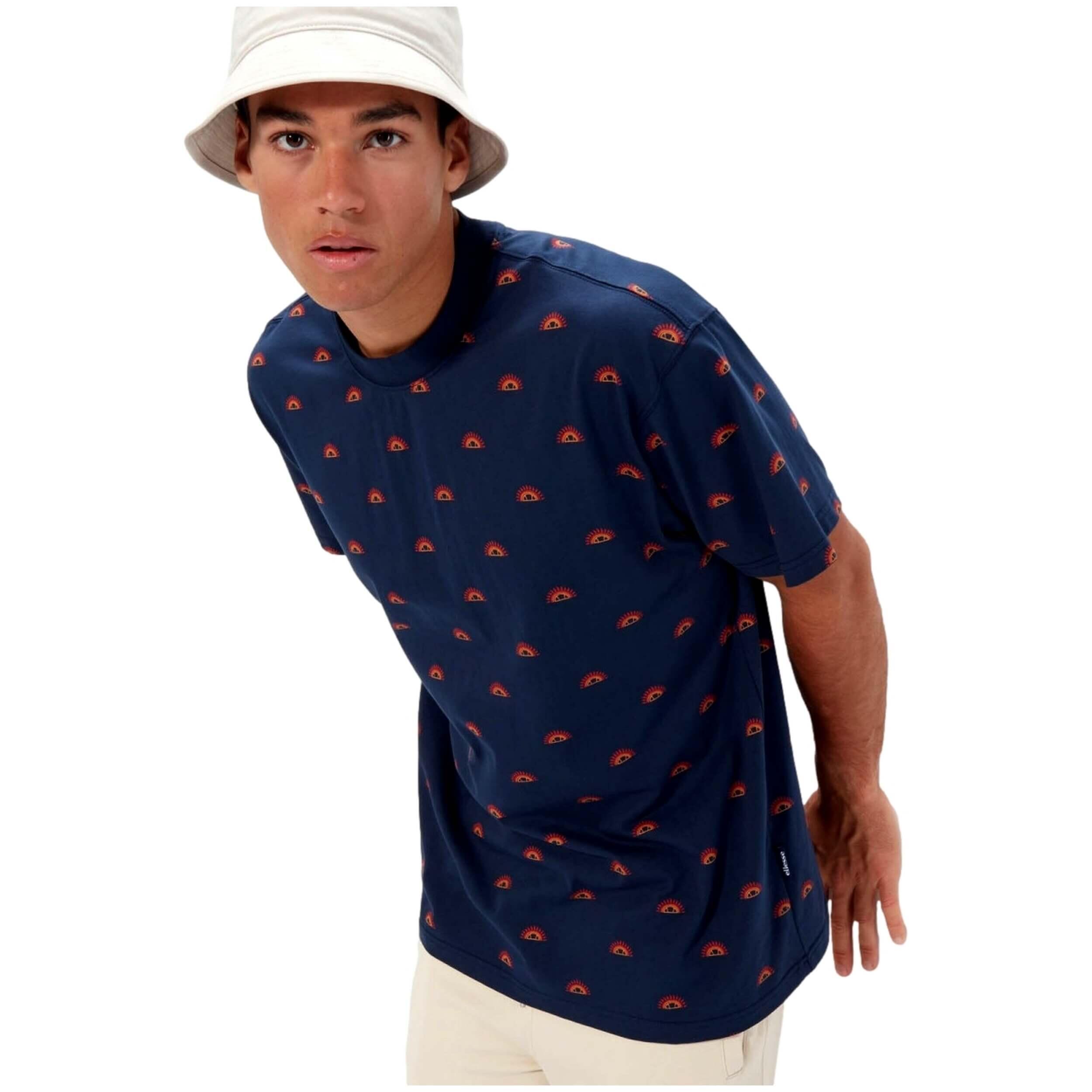 T-shirt Ellesse modèle SHS18665-NVY pour homme 3/5