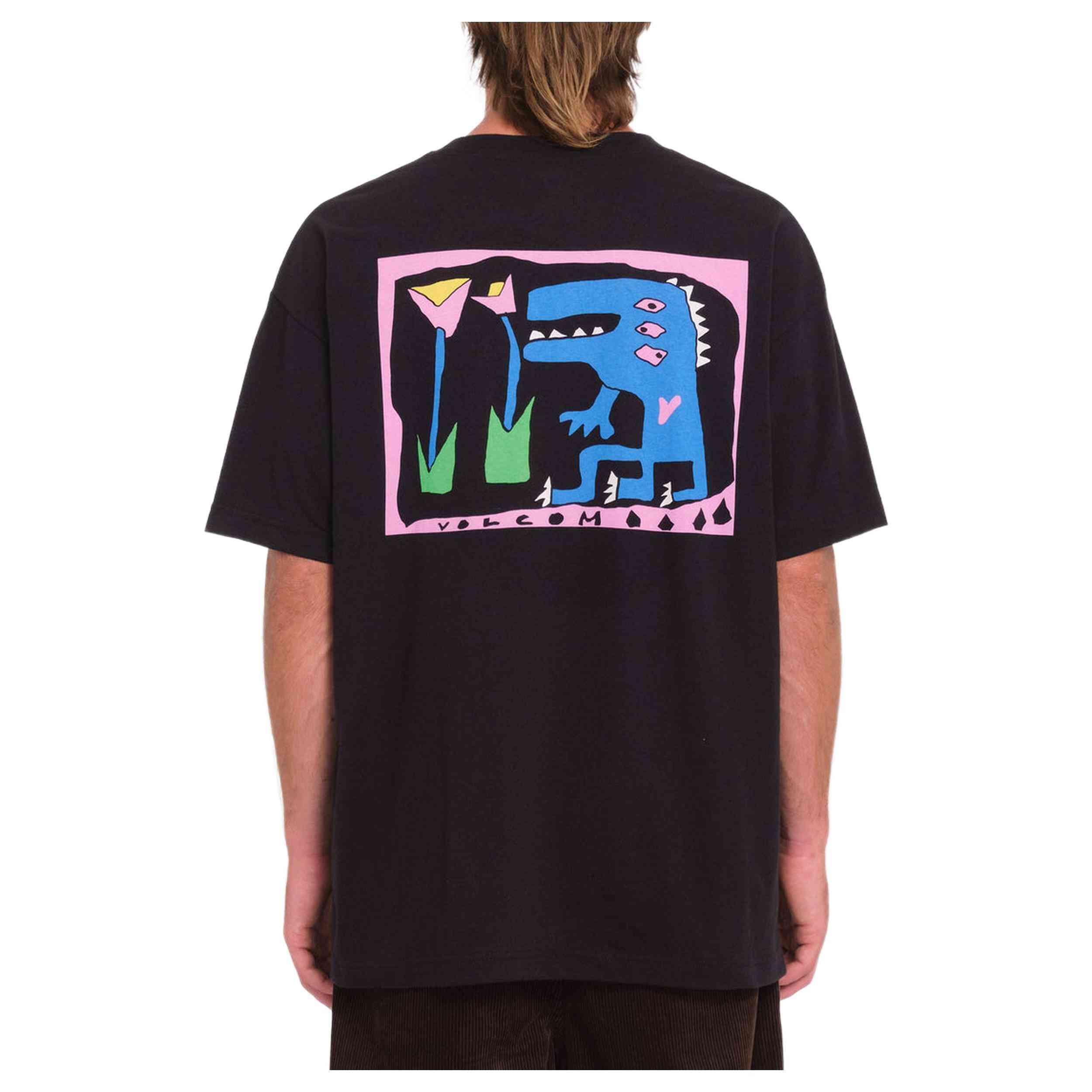Camiseta de manga corta Volcom Arthur Dino para unisex 3/3