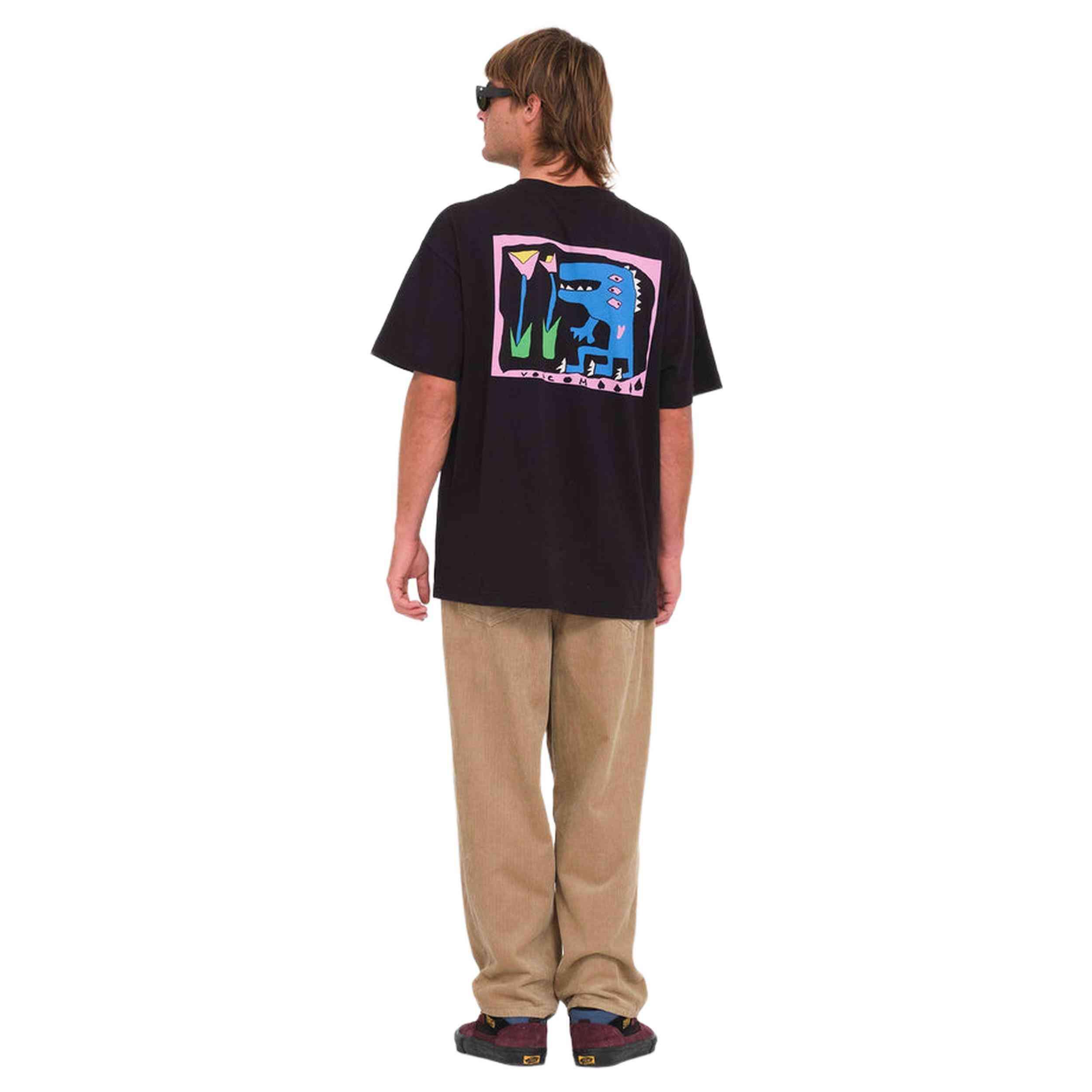 Camiseta de manga corta Volcom Arthur Dino para unisex 2/3