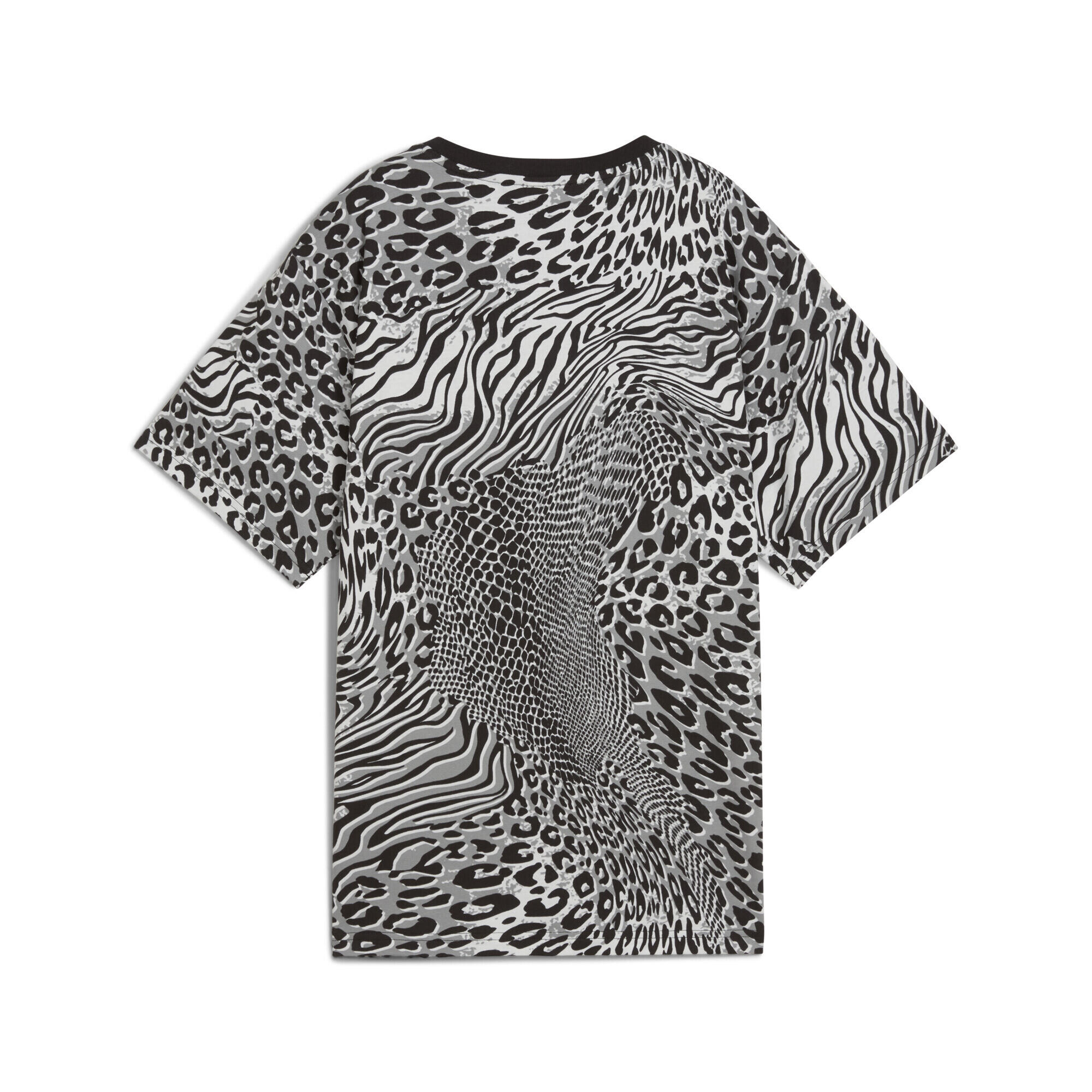 Essentials Graphic Animal Relaxed T-Shirt Damen PUMA Black 5/7