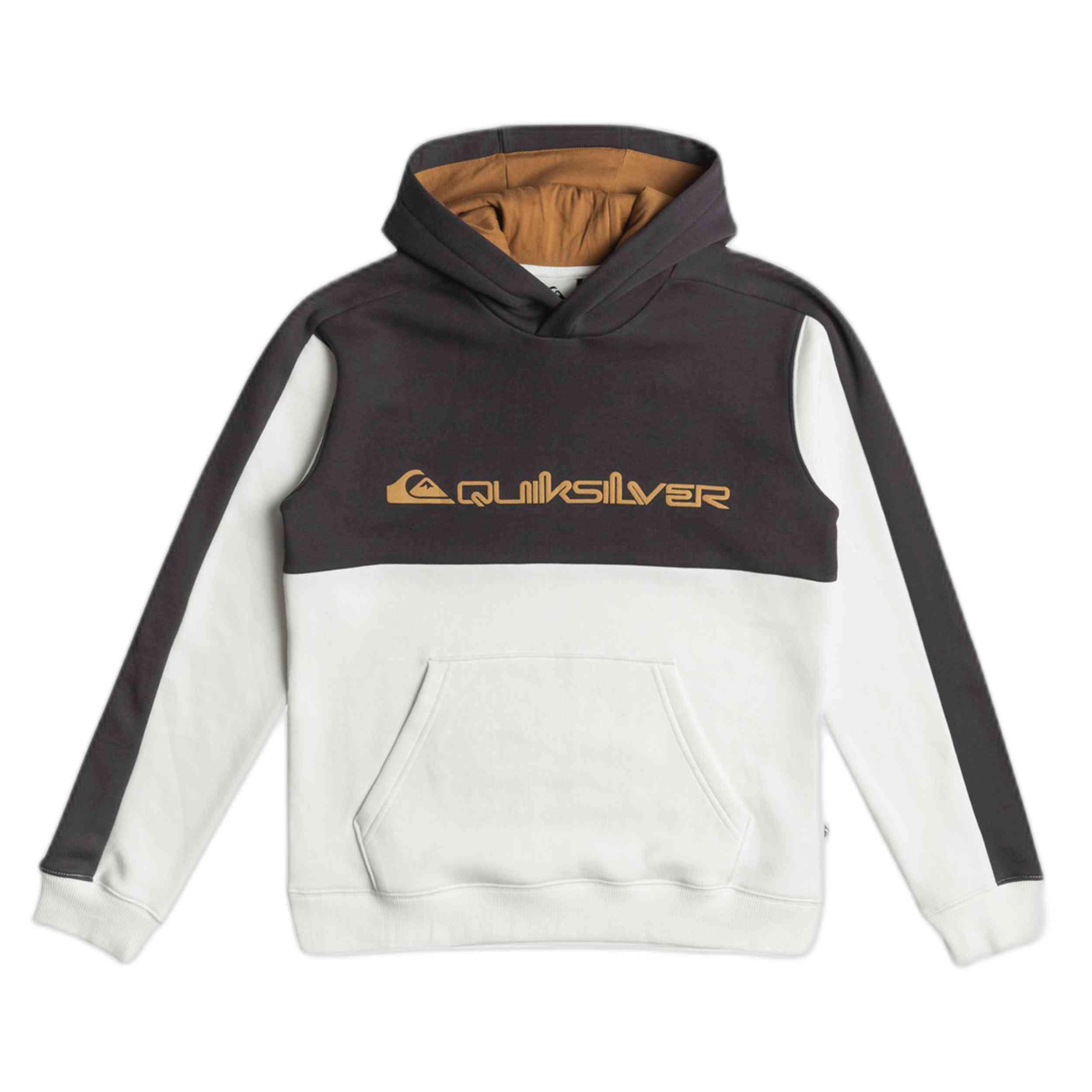 Felpa con cappuccio Quiksilver modello 3885-WBK per ragazzi 4/5