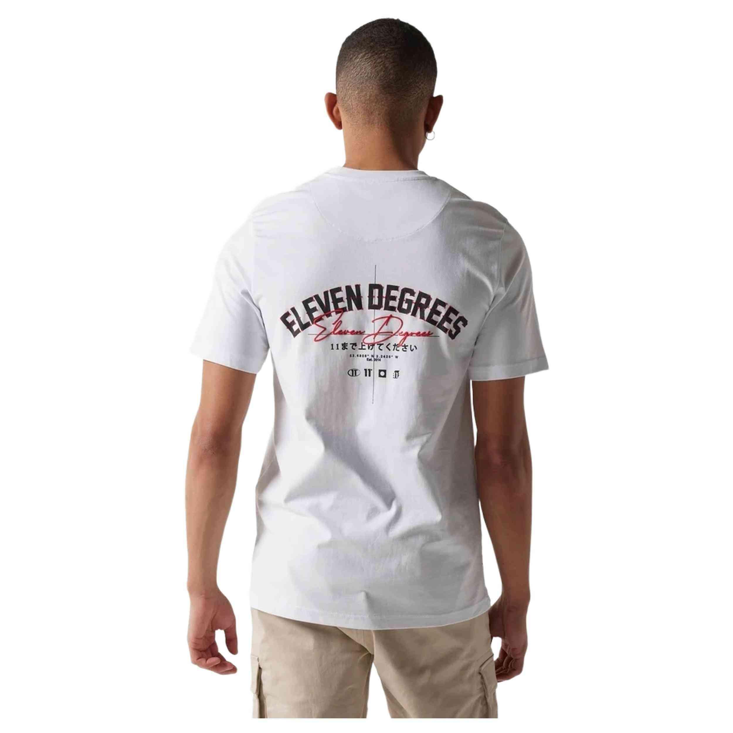 T-shirt 11 degrees modèle 11D3881-002 pour homme 4/5