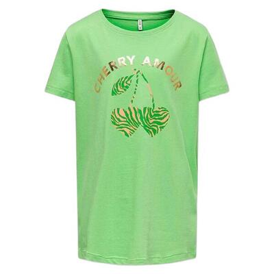 T-shirt met korte mouwen only model 15292342-green voor meisjes
