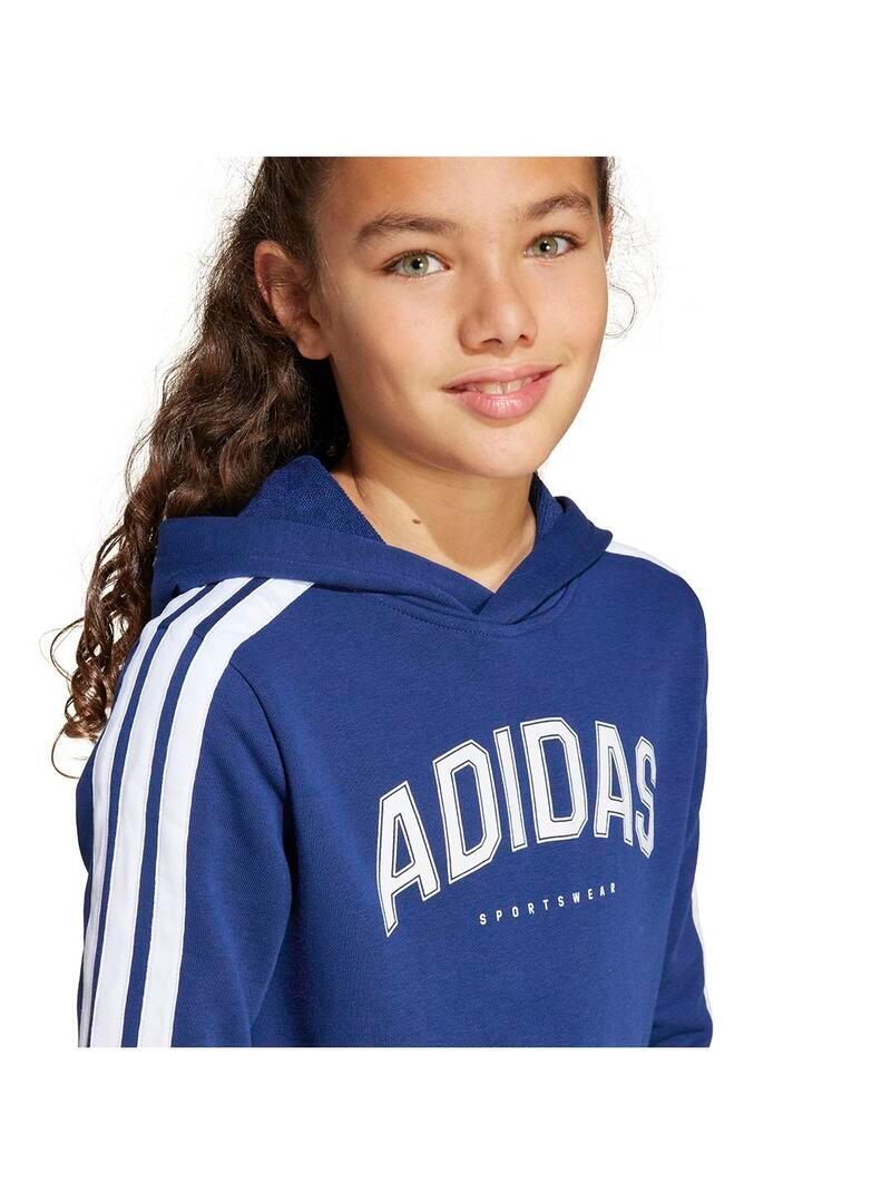 Sweatshirts polaires pour enfant Adidas Colleg Azul 4/5
