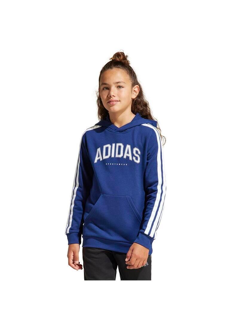 Sweatshirts polaires pour enfant Adidas Colleg Azul 2/5