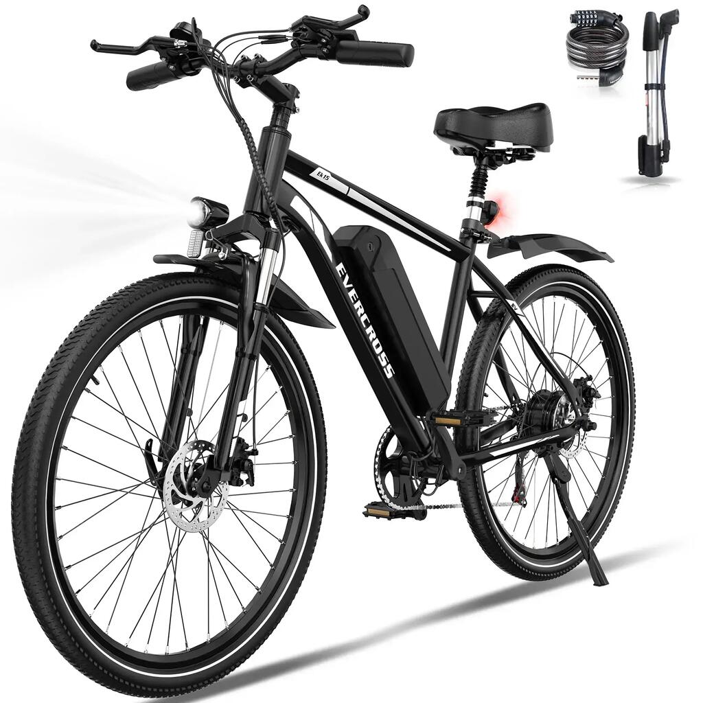 Elektrobicykel EK15 26" – batéria 374Wh, 7 rýchlostí, odpruženie