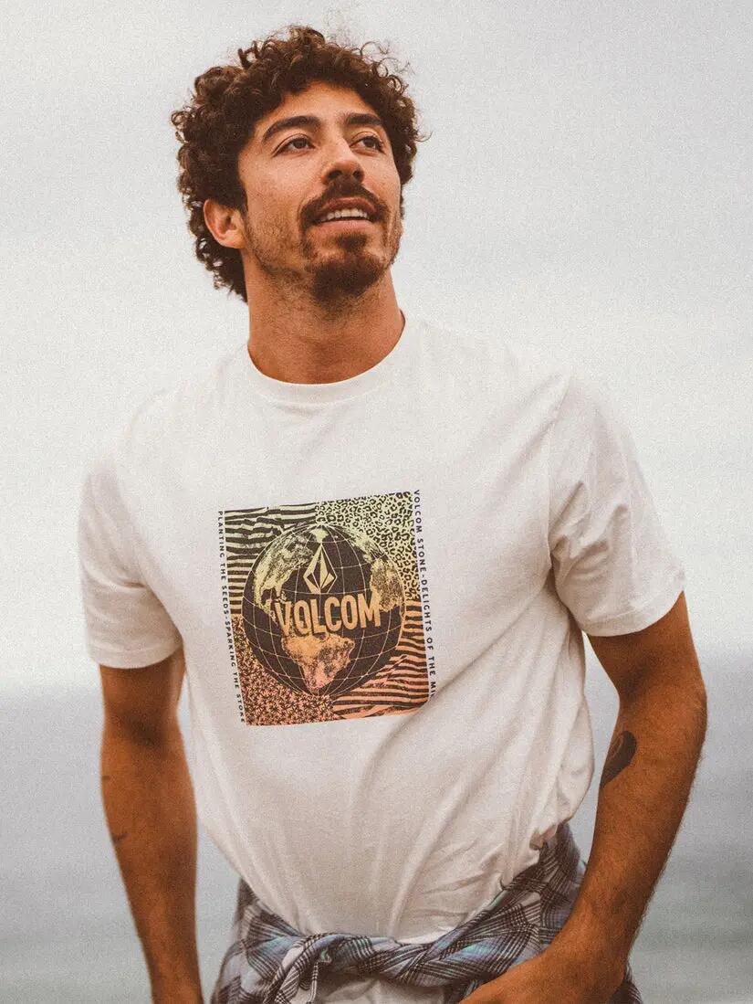 T-shirt - Skate - Unissexo - Gráfico - Earthtrippin - Off White 3/3