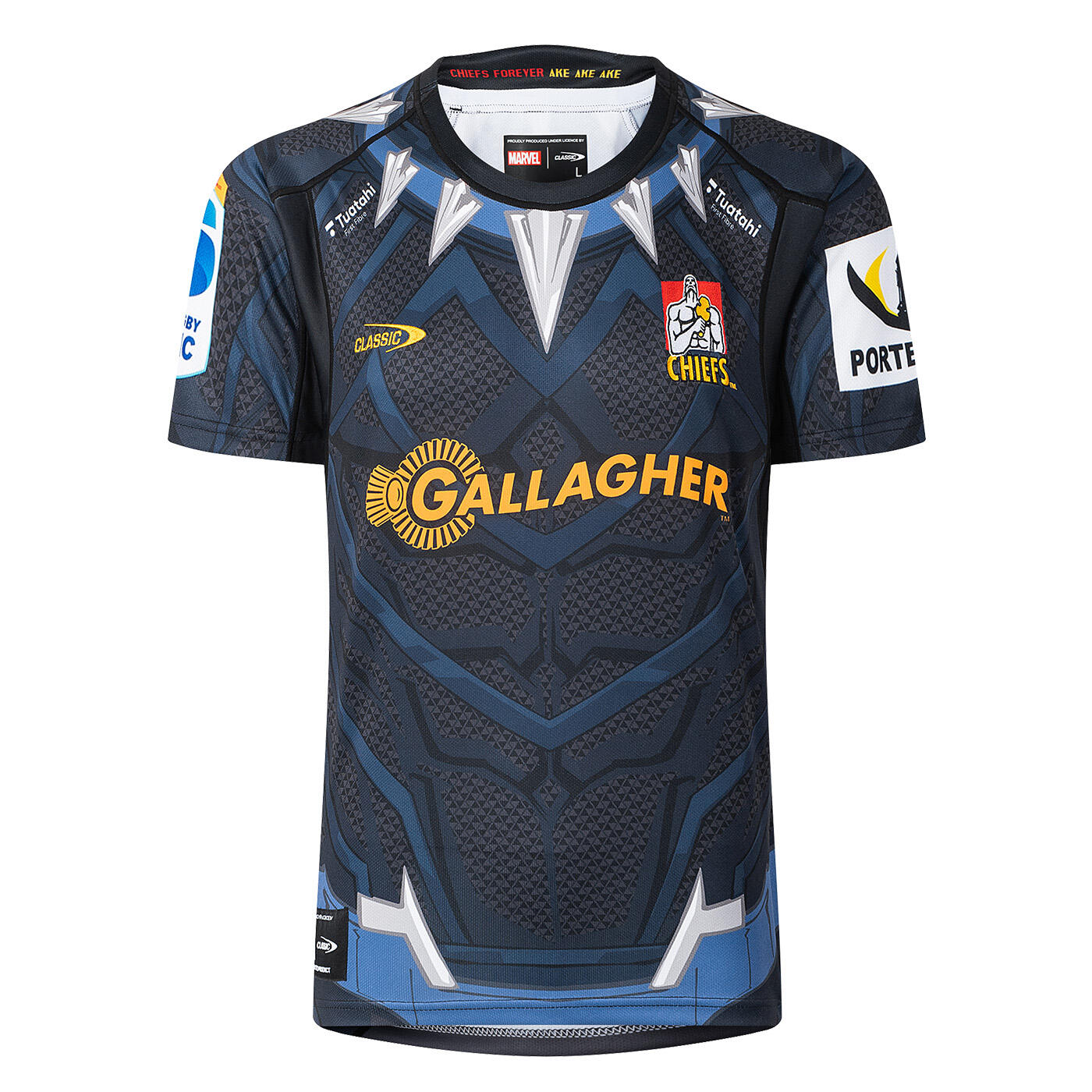 CLASSIC Replica Chiefs Black Panther Rugby Shirt Heren Marvel X Classic