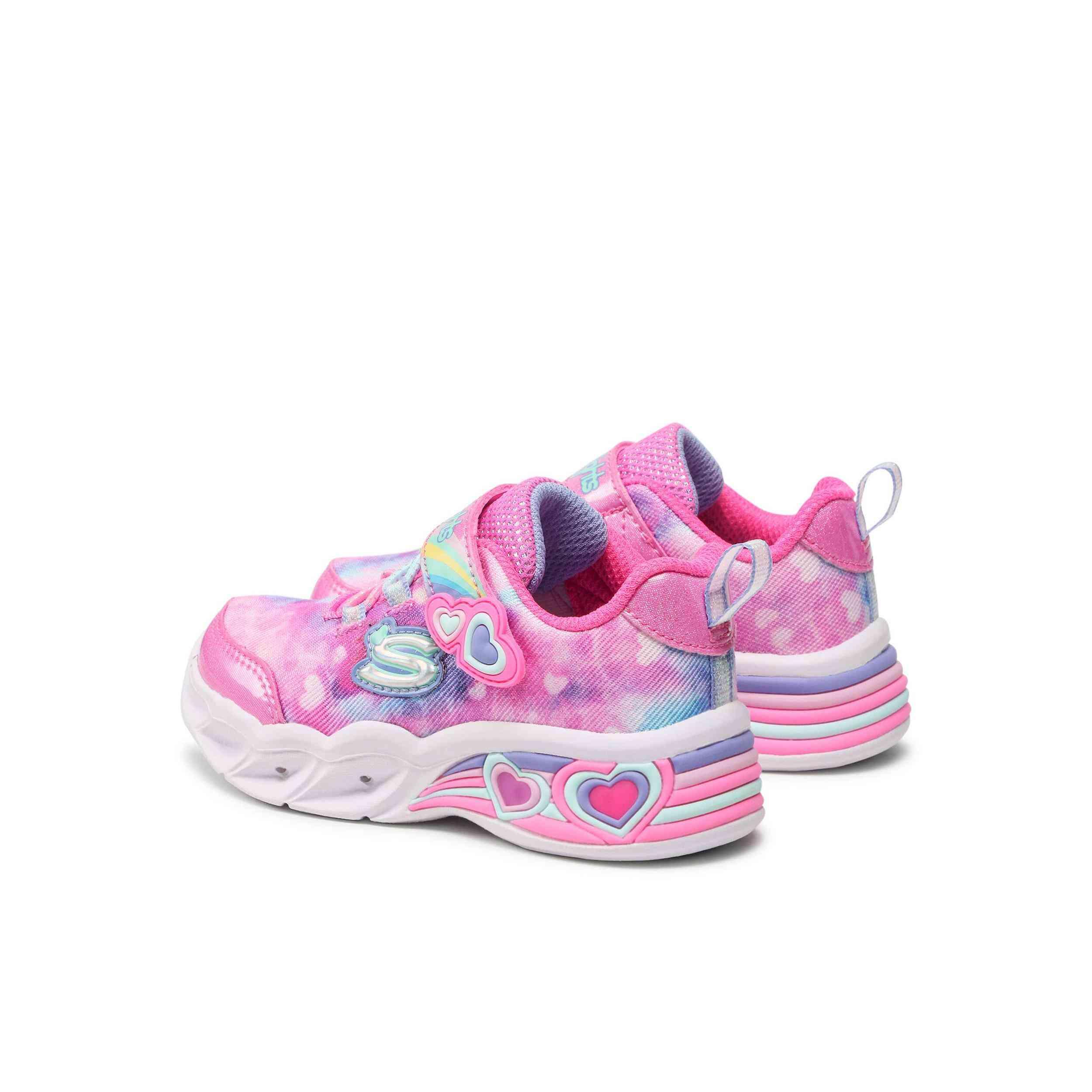 Baskets Skechers modèle 302663N-PKLV pour filles 3/5