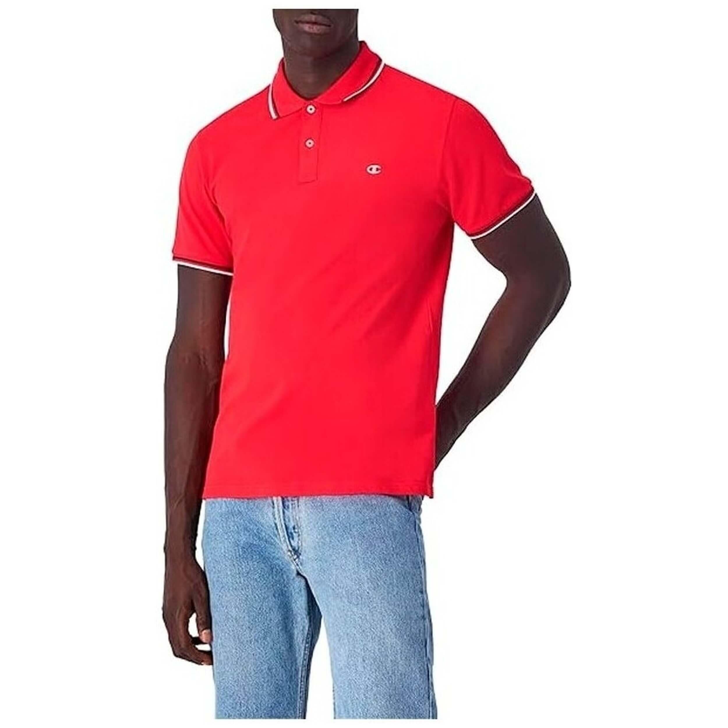 Polo a maniche corte Champion modello 218755-RS032 per uomini 2/3