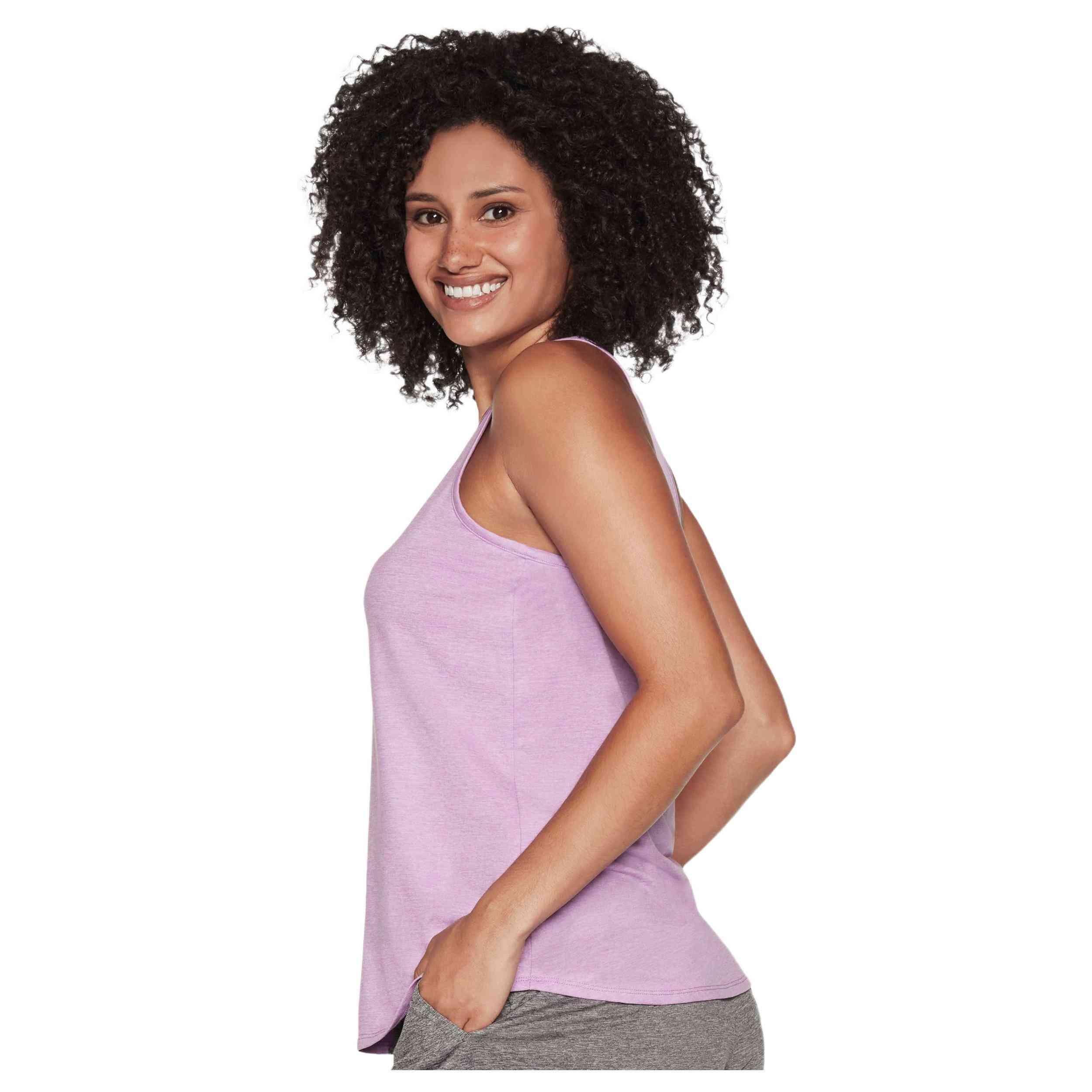 Camiseta regata Skechers modelo WTT185-PRPW para mulheres 3/3