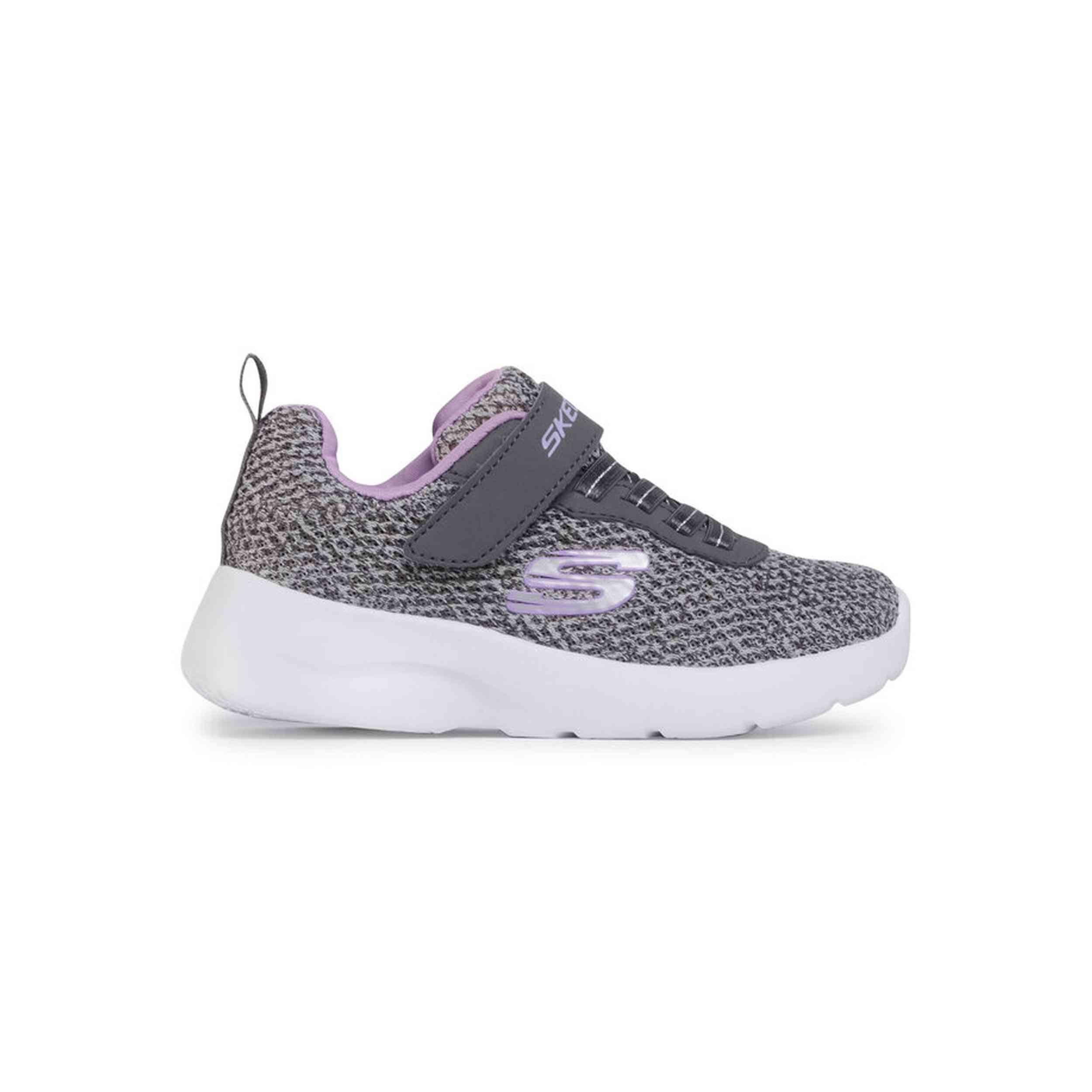 Sapatilhas Skechers modelo 81319L-GYLV para crianças unissex 2/5