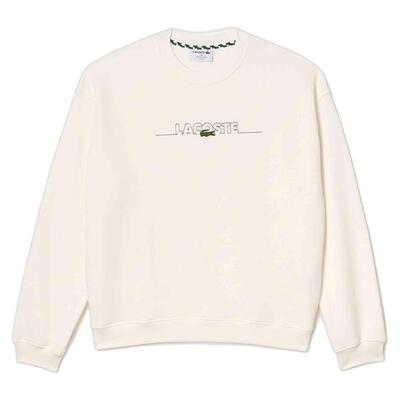 Felpa Lacoste Modello Sh3878 Colore Bianco