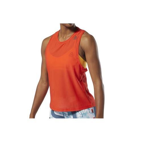 Reebok - T-shirt Formation Femmes Reebok Rc Jacquard Tank - Chemise Sans Manche - Orange - 36 Xs - Decathlon