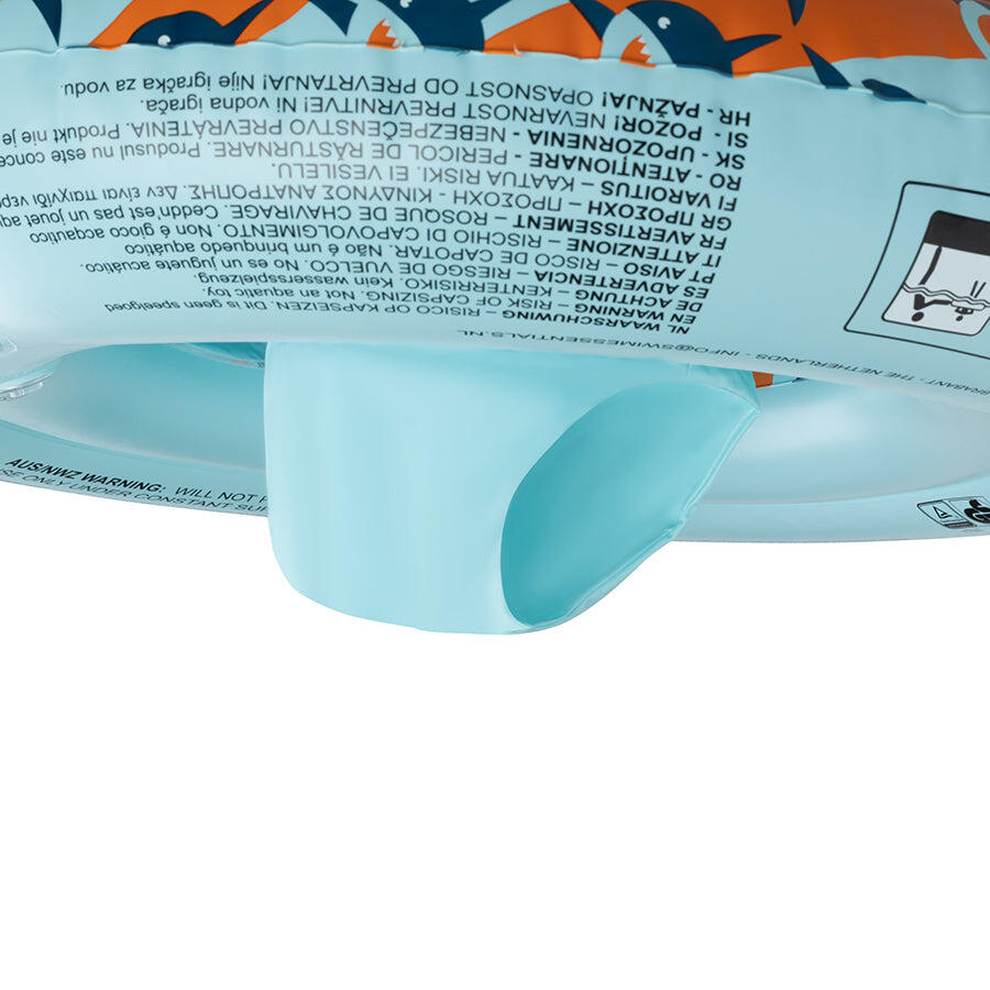 Swim Essentials | Oranje/Blauwe Baby Float 0-1 jaar 2/2