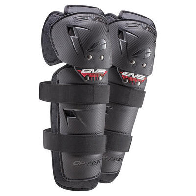 Bescherming option knie zwart volwassenen evs sports