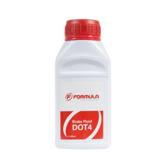 Liquide de frein Formula Spare Parts fluid DOT4-250ml      1499€    FORMULA Liquide de frein Formula Spare Parts fluid DOT4-250mlVendu exclusivement en ligne   