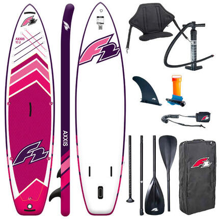 Deska pompowana SUP F2 Axxis 10'2" Pink Combo Wiosło 2w1 Siedzisko