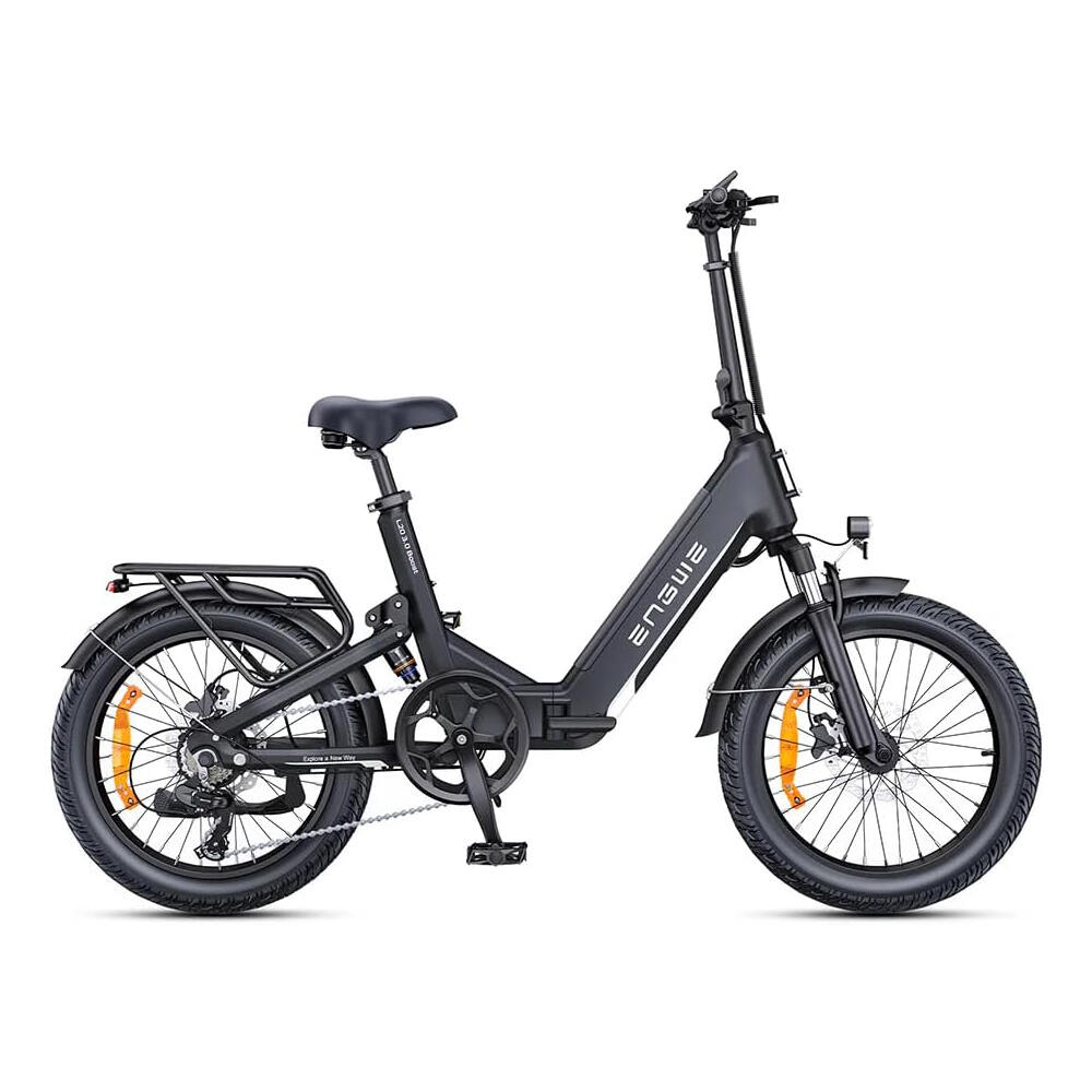 Engwe - Vélo Électrique Pliable Engwe L20 3.0 Boost 250 W, Batterie 48 V 13,5 Ah - Vélo Pliant - Noir - 160 Cm - Decathlon