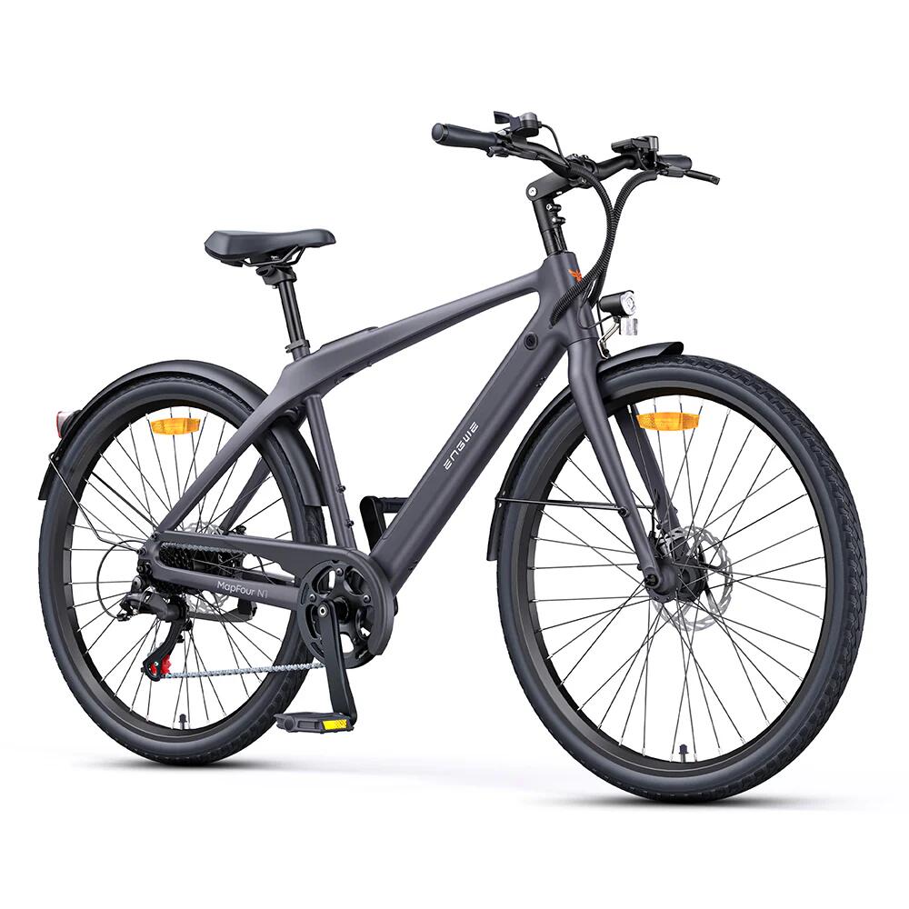 Engwe - Vélo Électrique Urbain En Fibre De Carbone Engwe Mapfour N1 Air 250 W Et 360 W - Vélo Ville - Gris|noir - Decathlon