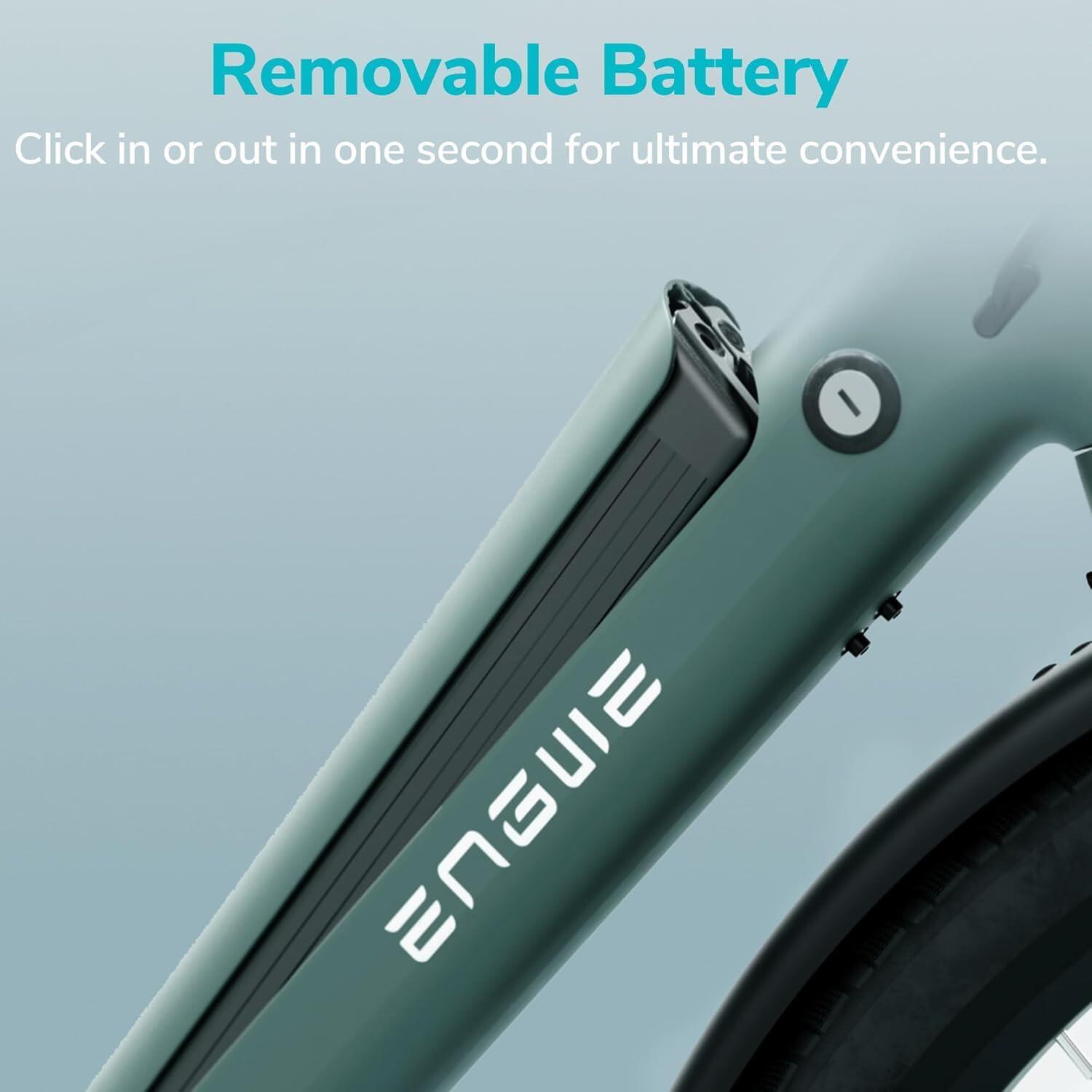 Elektrische stadsfiets van koolstofvezel Engwe N1 Air 250W en 360WH 4/7