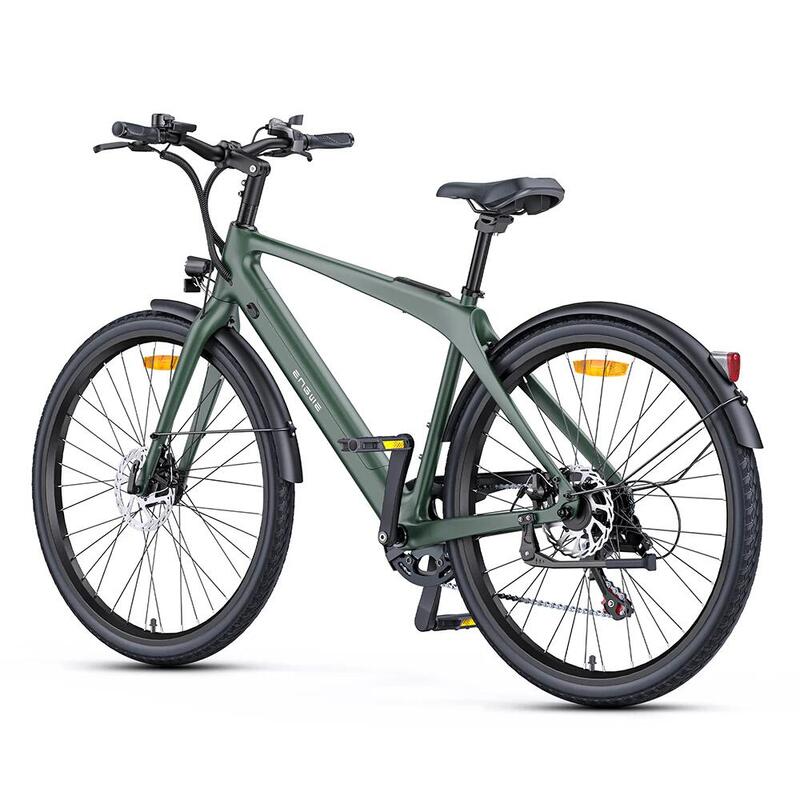 Bicicleta elétrica urbana em fibra de carbono Engwe MapFour N1 Air 250W e 360WH