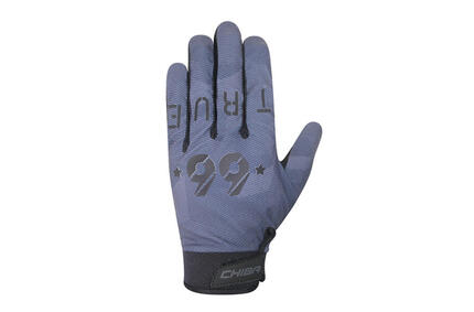 Gants vélo Chiba Double Six noirs finger full microfibre respirant