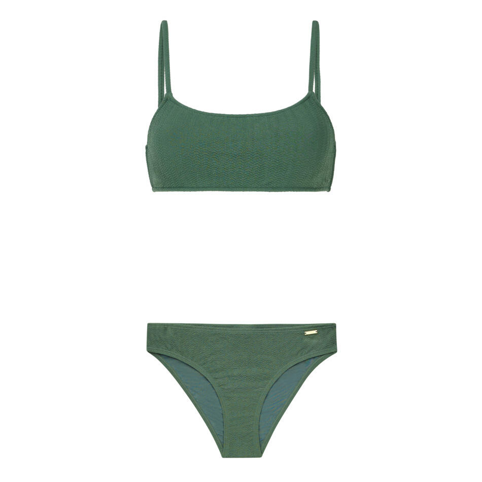 Protest - Maillot De Bain 2 Pièces Femme Protest Dice - Maillot De Bain 2 Pièces - Vert - 36 Xs - Decathlon