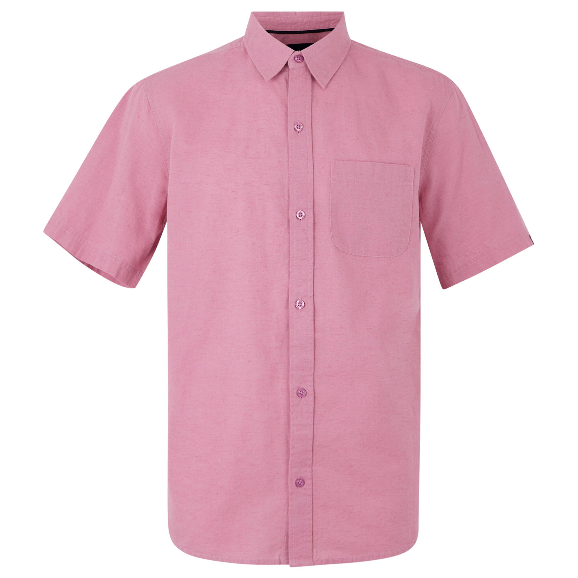 Camisa de manga curta loran para homem lilas