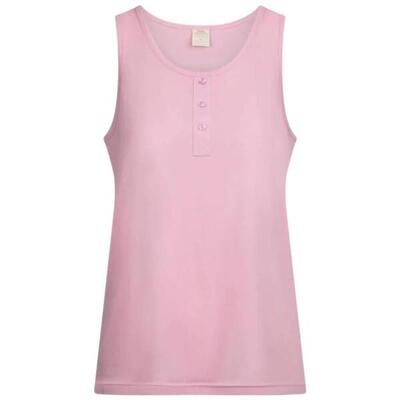 Dames kasia vest top (roze pioen marl)