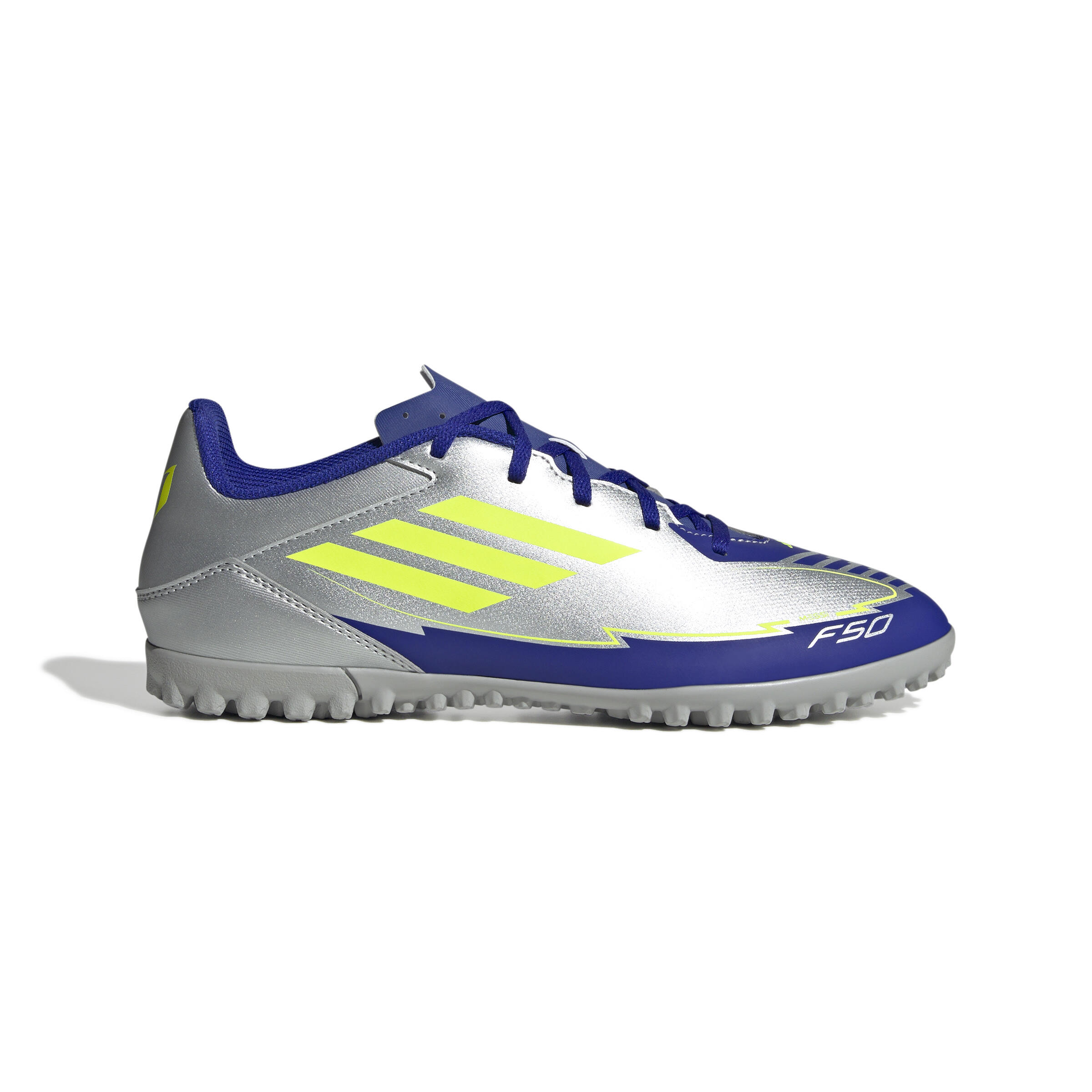 Adidas - Chaussures De Football Adidas F50 Club Messi Tf - Chaussures De Football - Gris - 44 - Decathlon