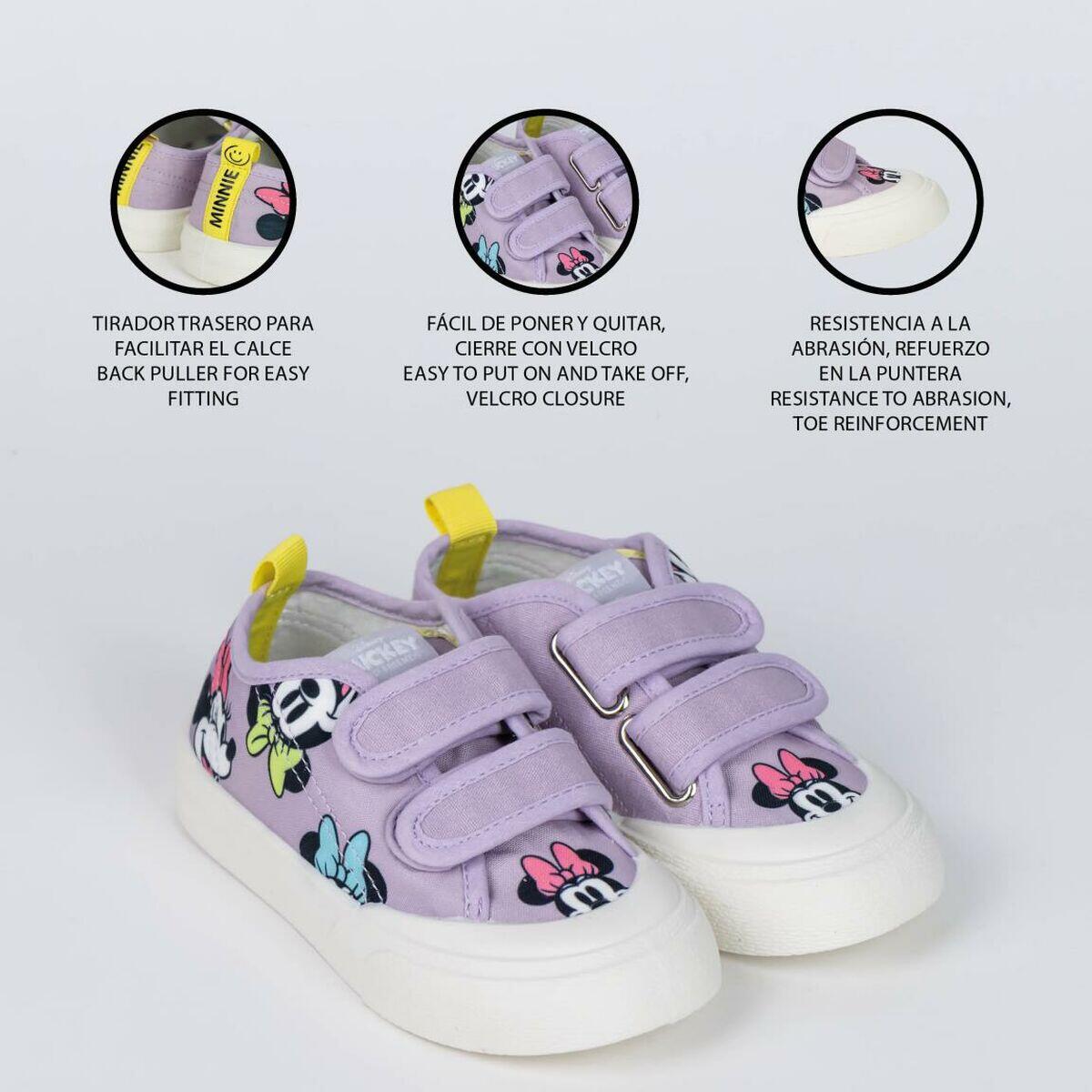 Sapatilhas de Desporto Infantis Minnie Mouse Lilás 3/5