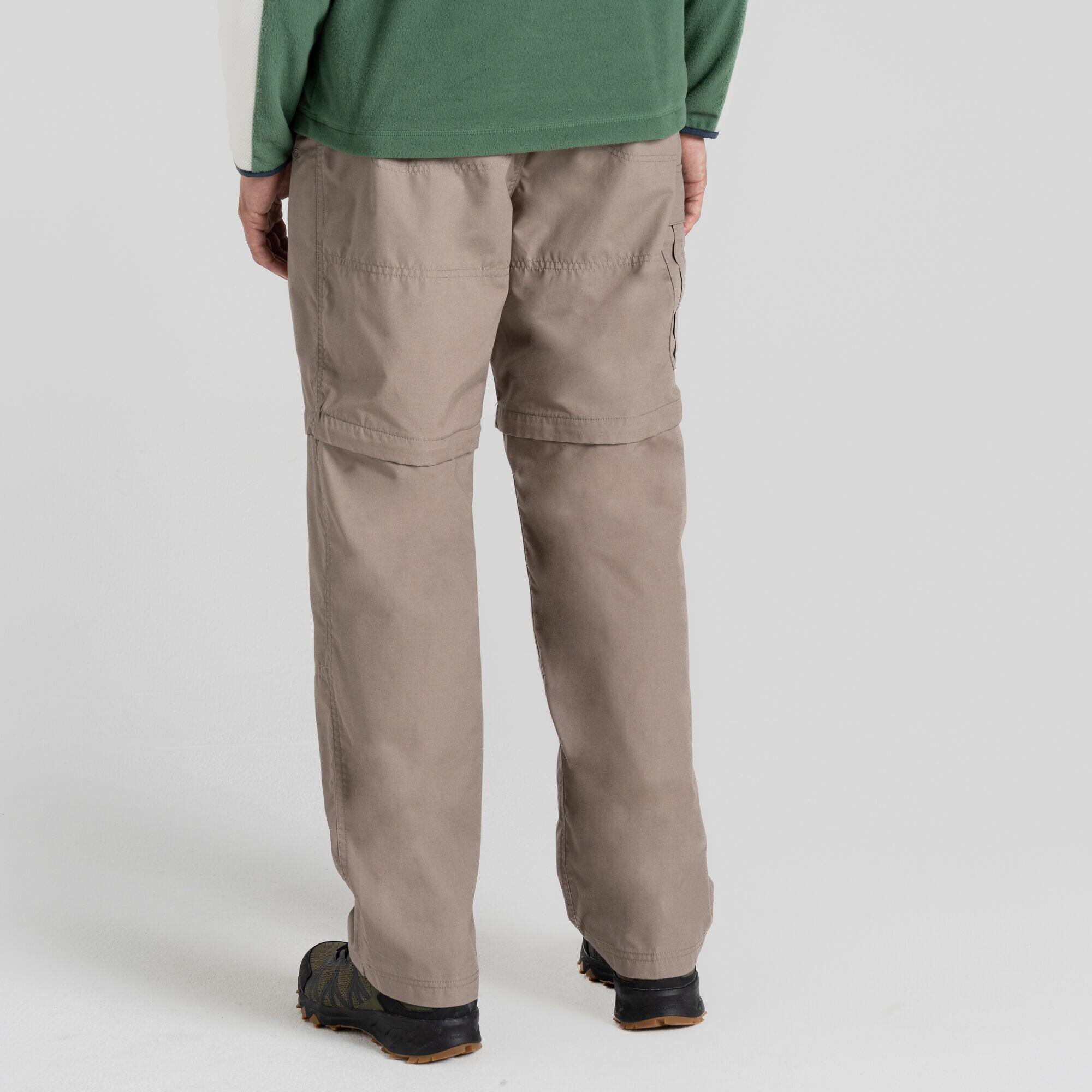 Craghoppers Expert Kiwi Pantalones Convertibles Hombre: 9 Bolsillos, Protección Solar UPF 40+ Y Tejido Reciclado