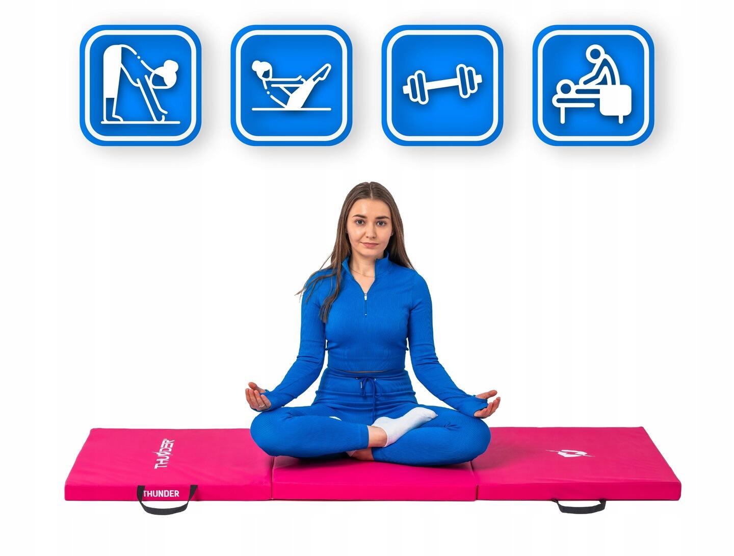 Tapis De Yoga Antidérapant 6 Mm Avec Sac De Transport – 183 X 60 Cm, Confortable, Doux, Pour Pilates, Gymnastique Et Fitness